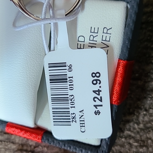 BEAUTIFUL STERLING SILVER WHITE SAPPHIRE RING SIZE 7 - Picture 6 of 8